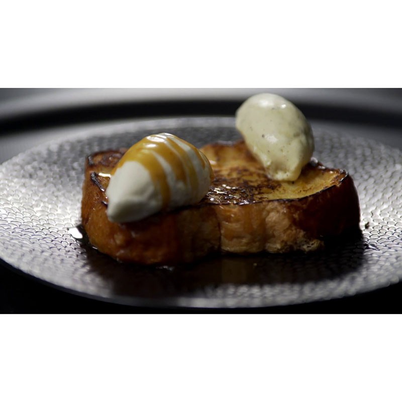 Brioche perdue tranchée